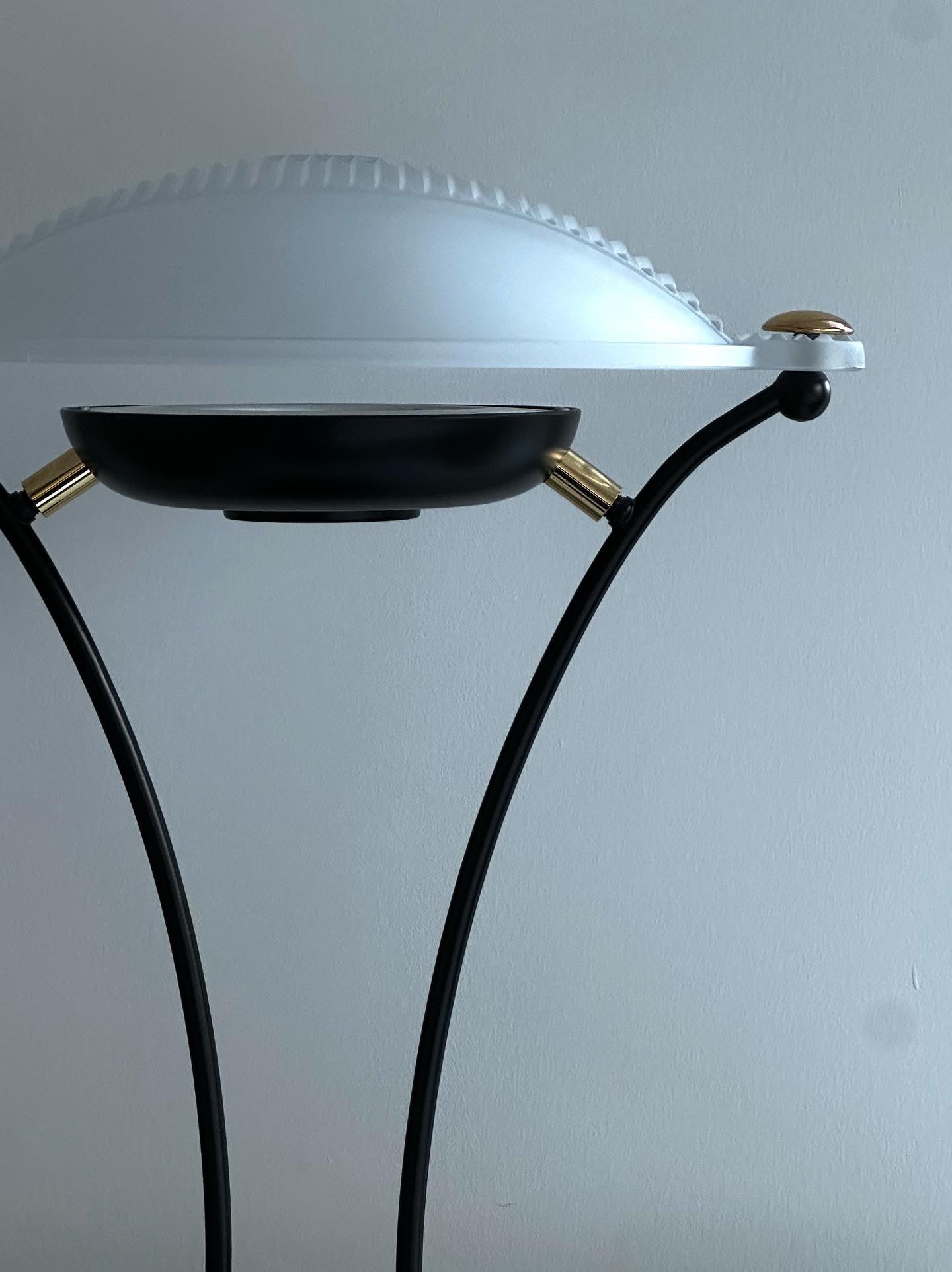 Vintage Mushroom Frosted Glass Desk Lamp