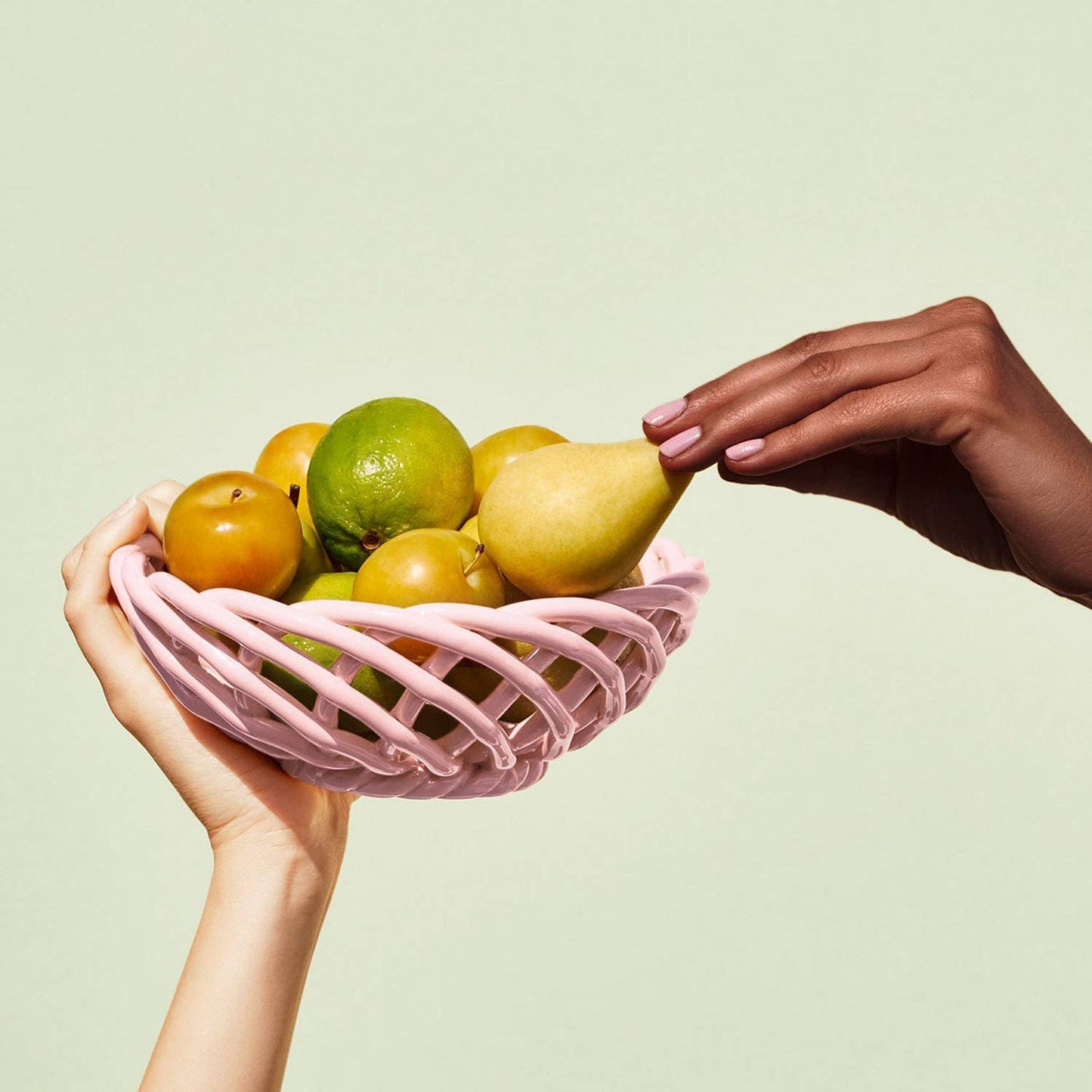 Sicilia Ceramic Basket
