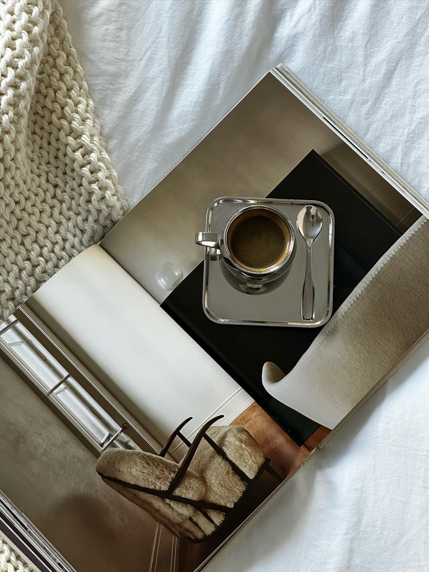 (set of 6) Vintage Tramontina Stainless Steel Espresso Cup Set