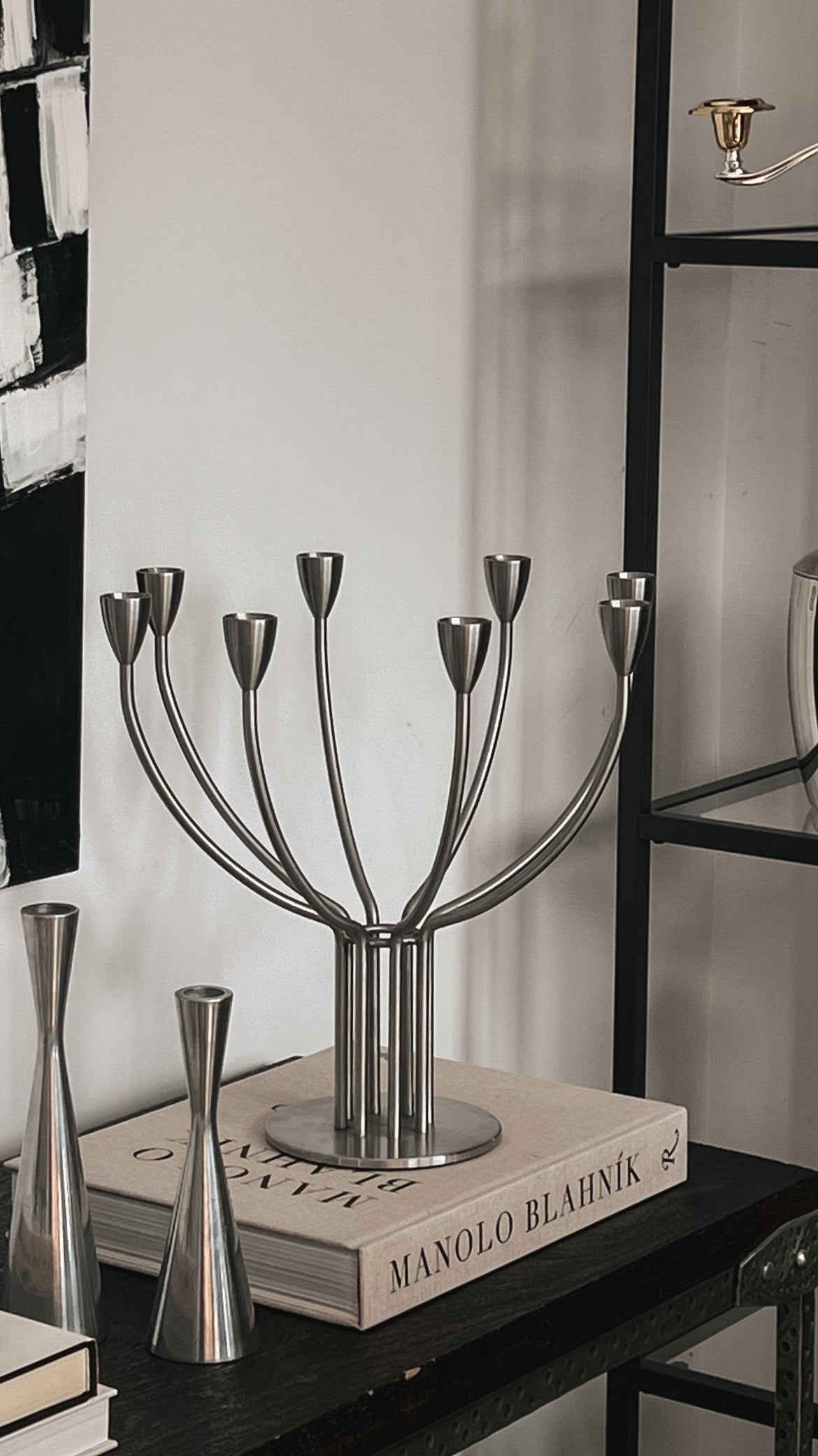 Vintage IKEA of Sweden Candelabra, K.Hagberg/ M. Hogberg Design, 90's