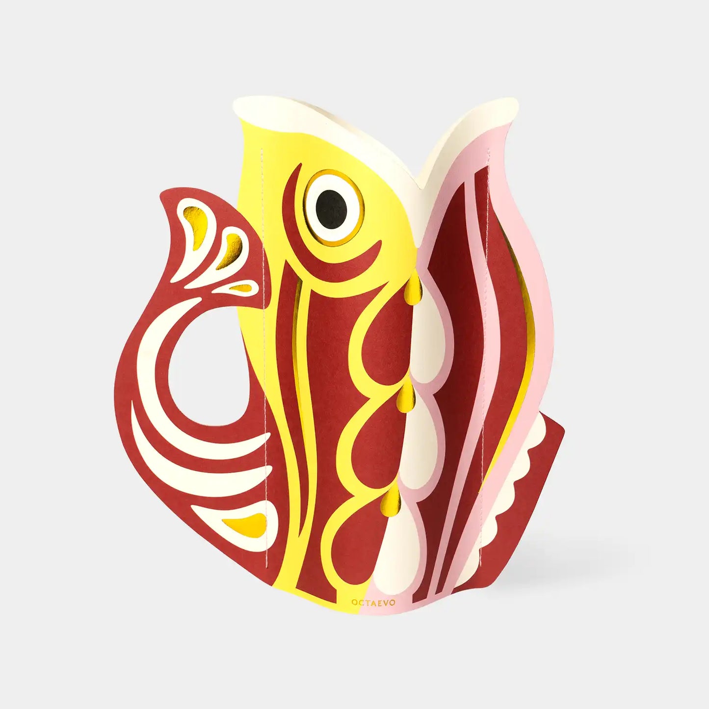 The big ruby fish Paper Vase