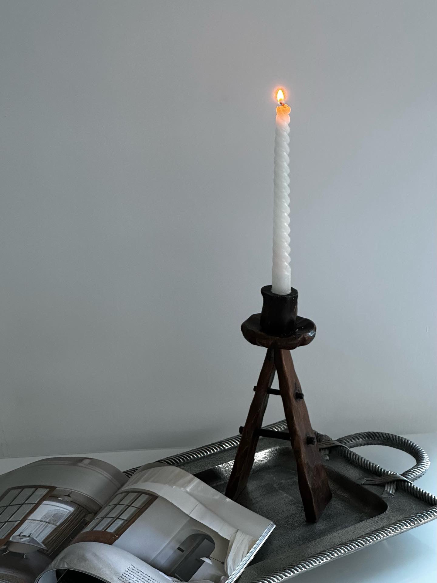 Brutalist Candle Holder