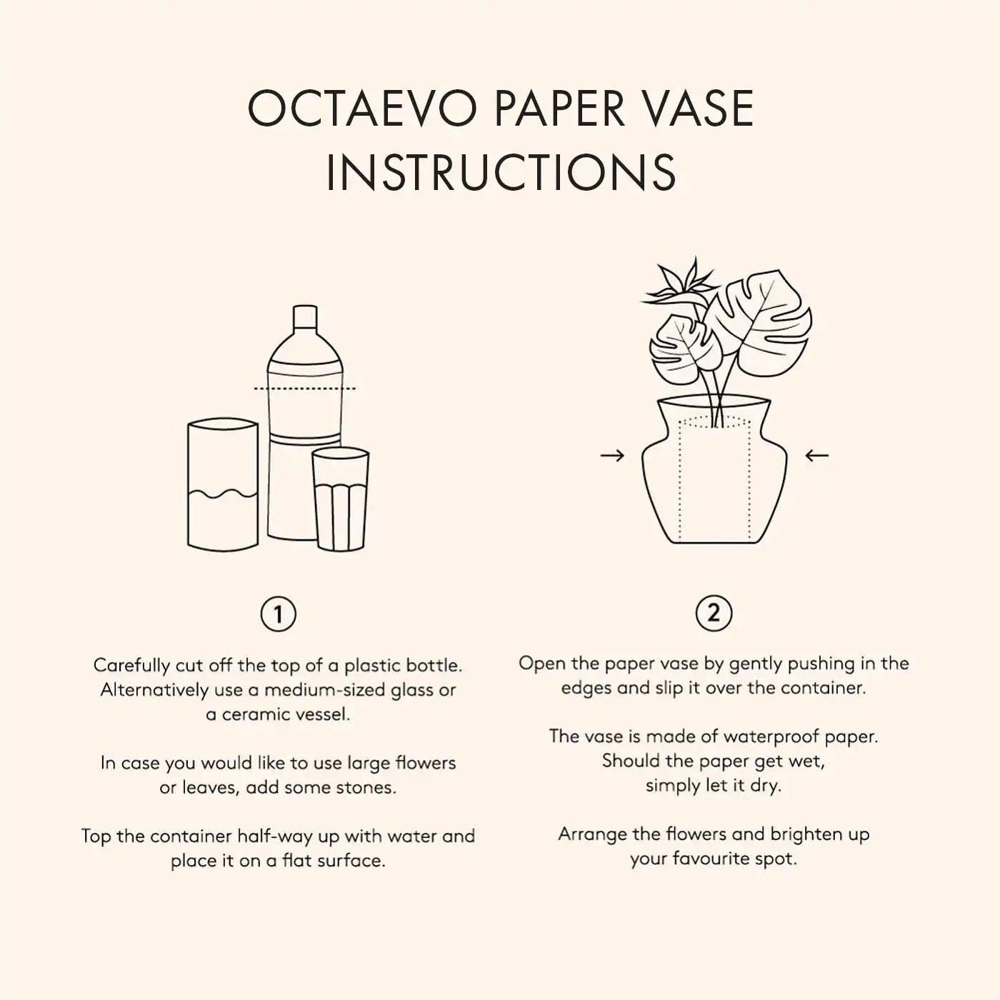 The mini fish paper Vase