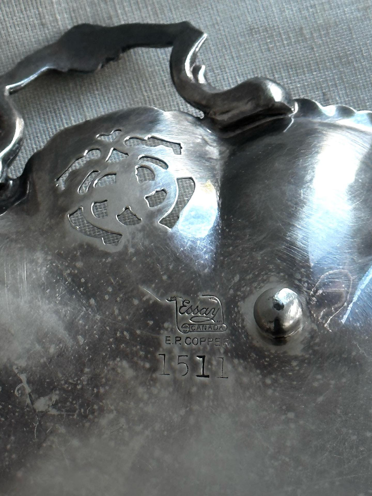 Vintage Silver Plated Candy Dish