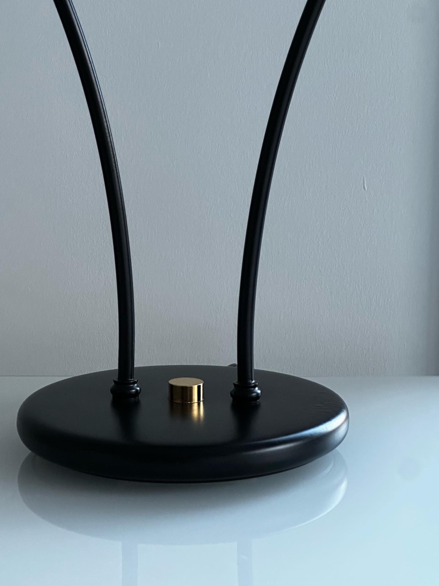 Vintage Mushroom Frosted Glass Desk Lamp
