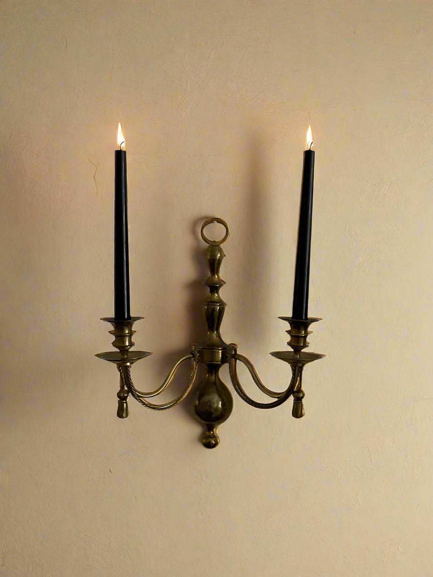 Solid brass tassels sconce