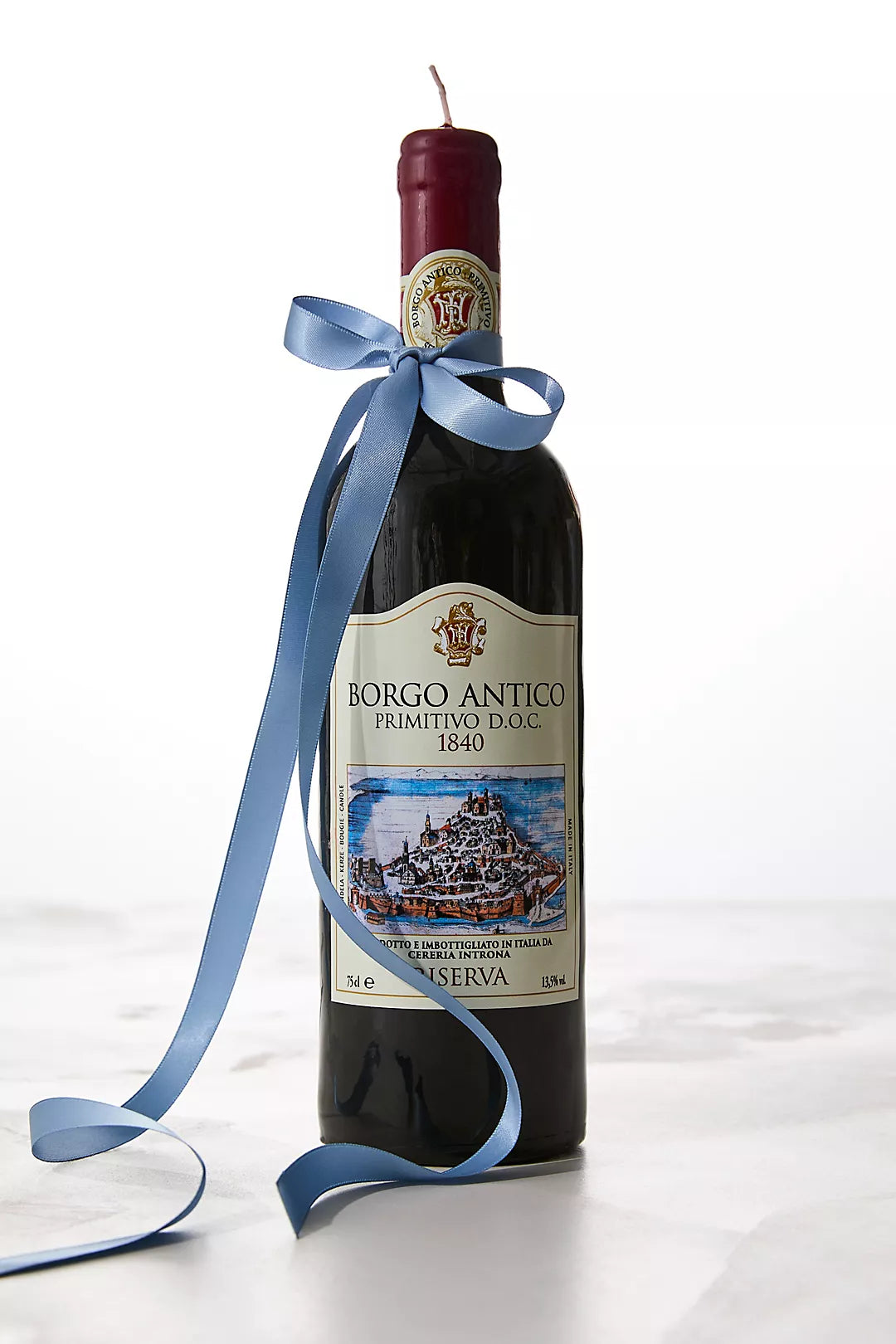 Buon Appetito Wine Bottle Candle ,made in Italy