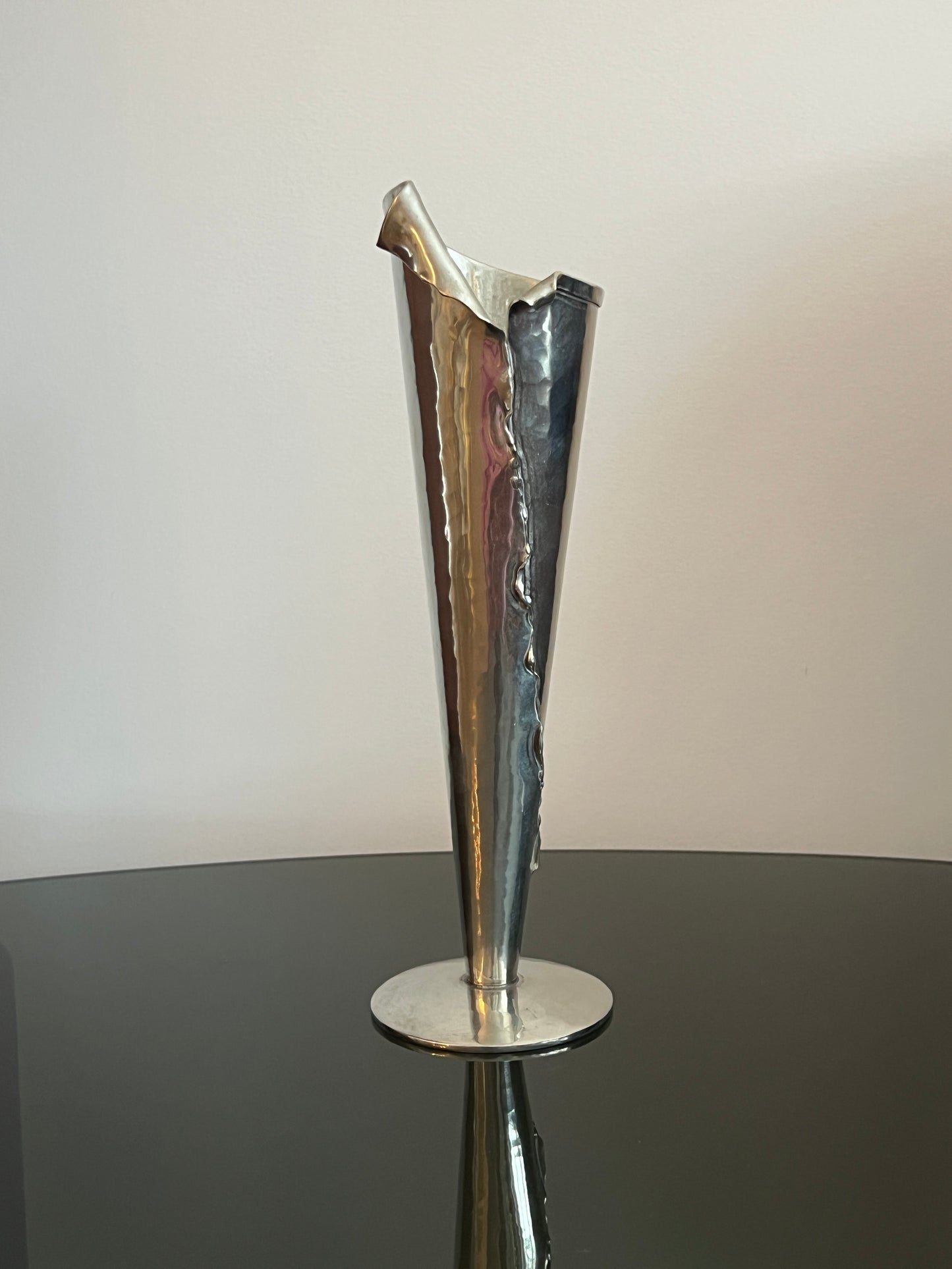 Vintage brutalist Birks vase