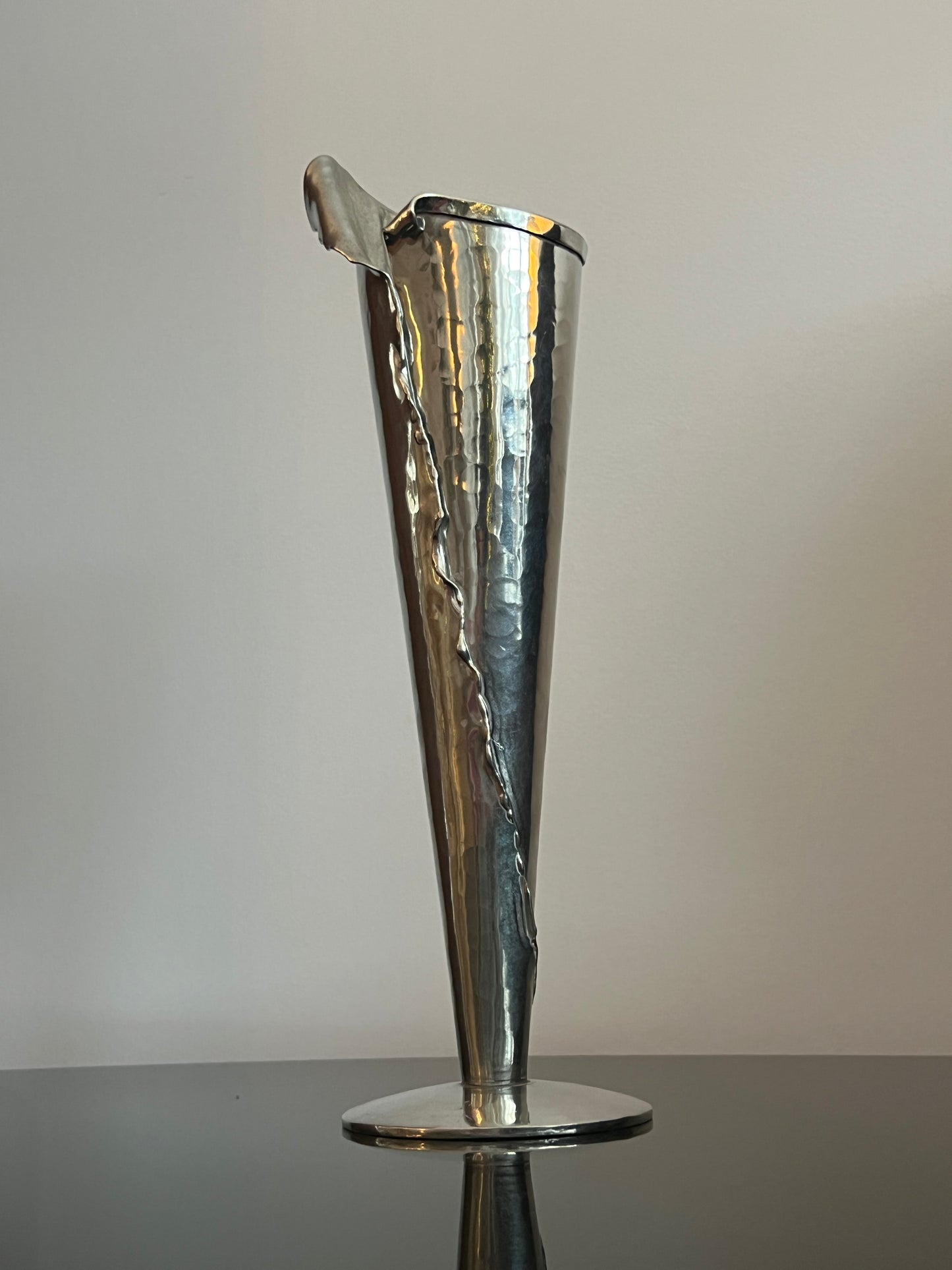 Vintage brutalist Birks vase