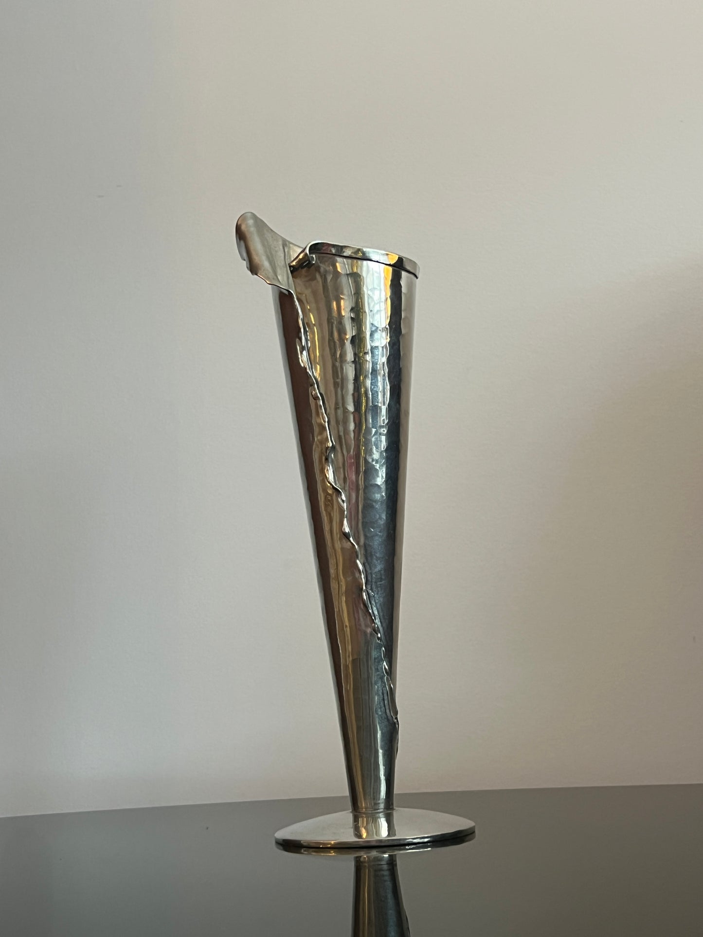 Vintage brutalist Birks vase