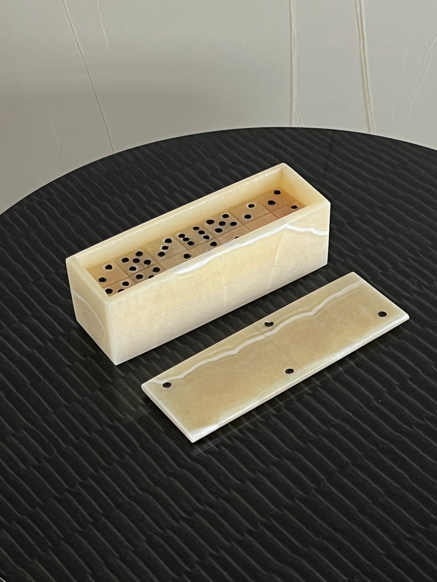 Marble domino set