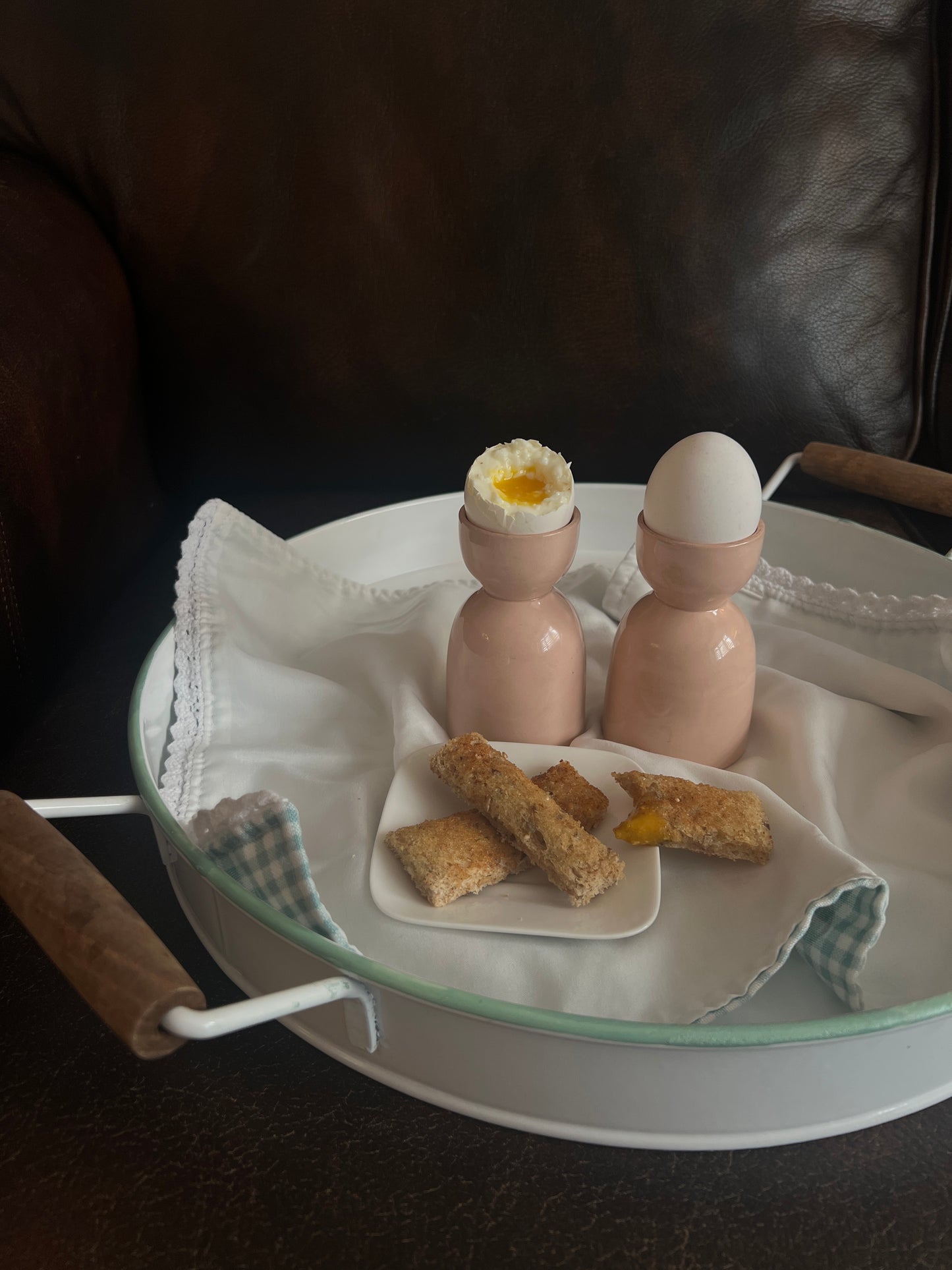 Johnson Brothers rosedawn vintage retro pink Egg Cup, Made In England (set of 2)