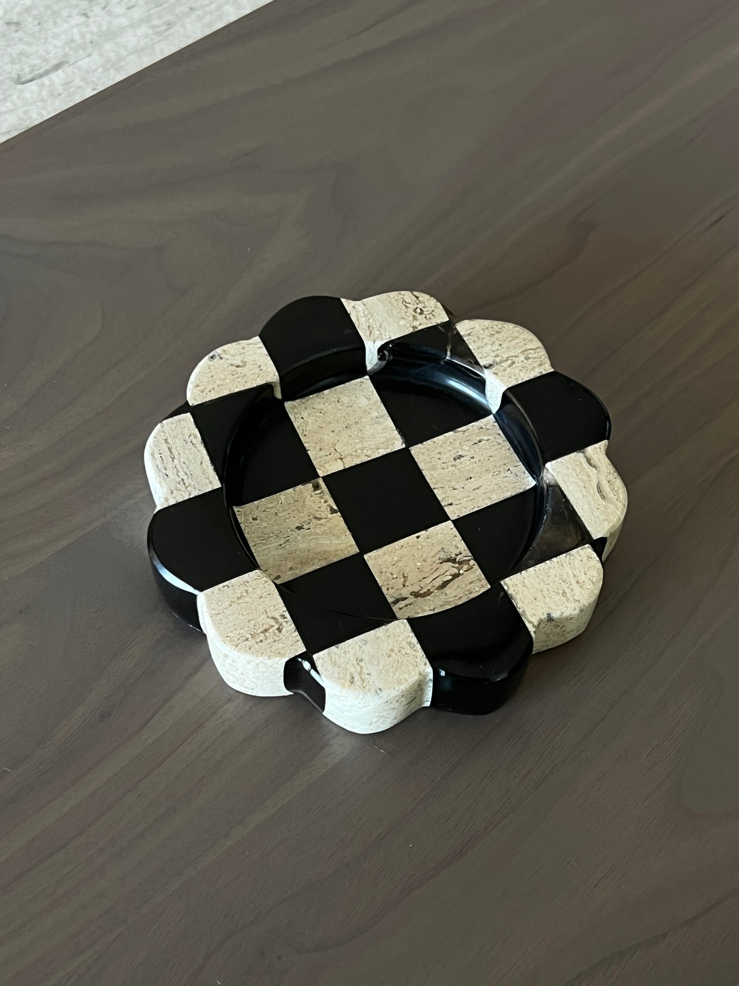 Checkered Onyx & Marble catchall - Parlour