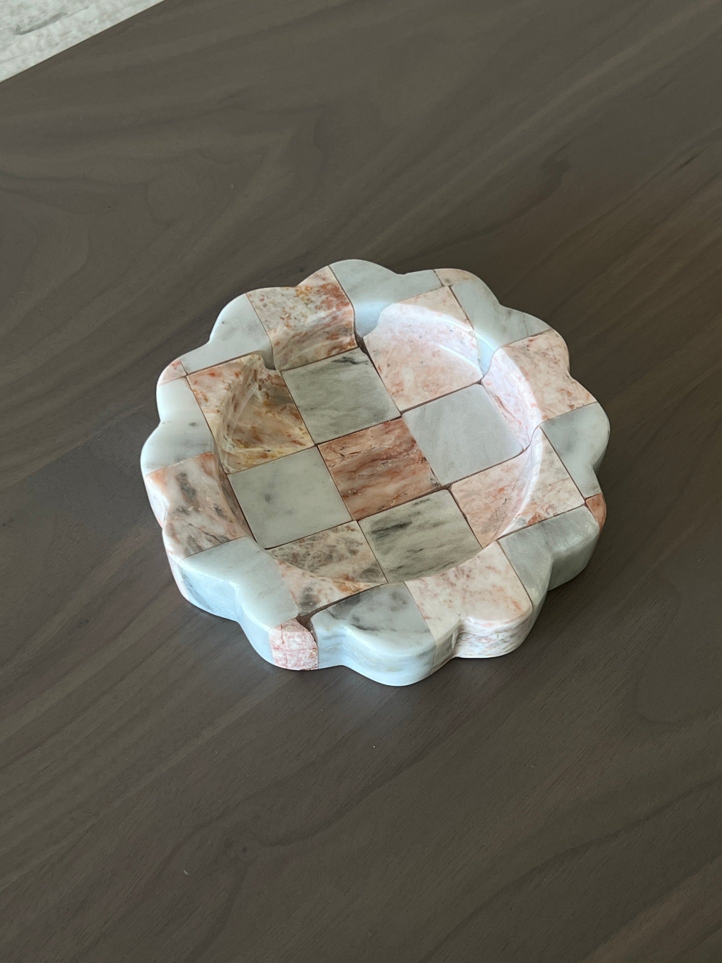 Checkered Onyx & Marble catchall - Parlour