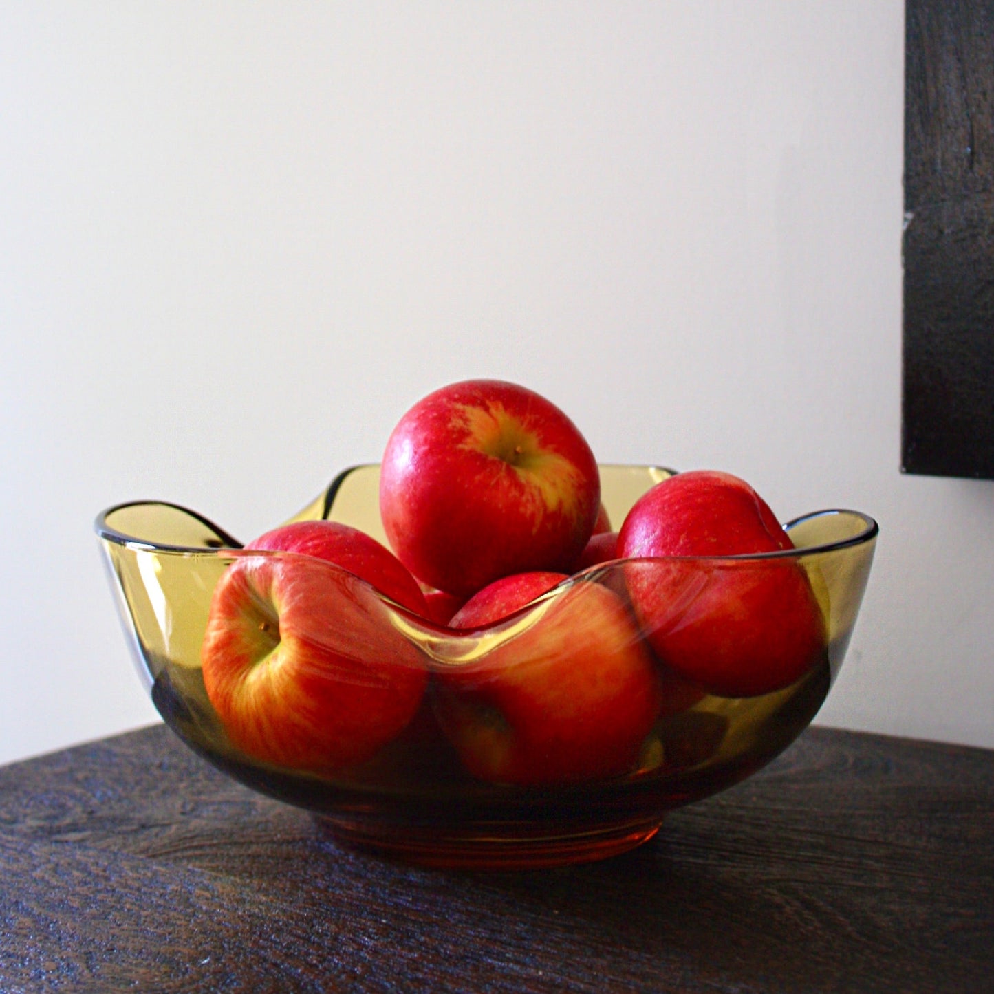 1960's Anchor Hocking's amber glass bowl