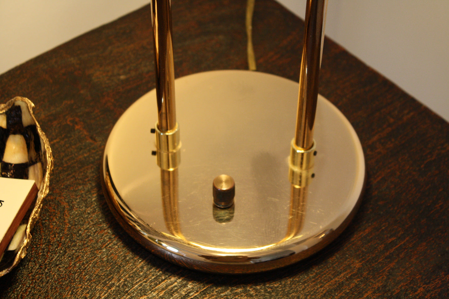 Saturn table lamp set in the style of Robert Sonneman, 1980's (set of 2)
