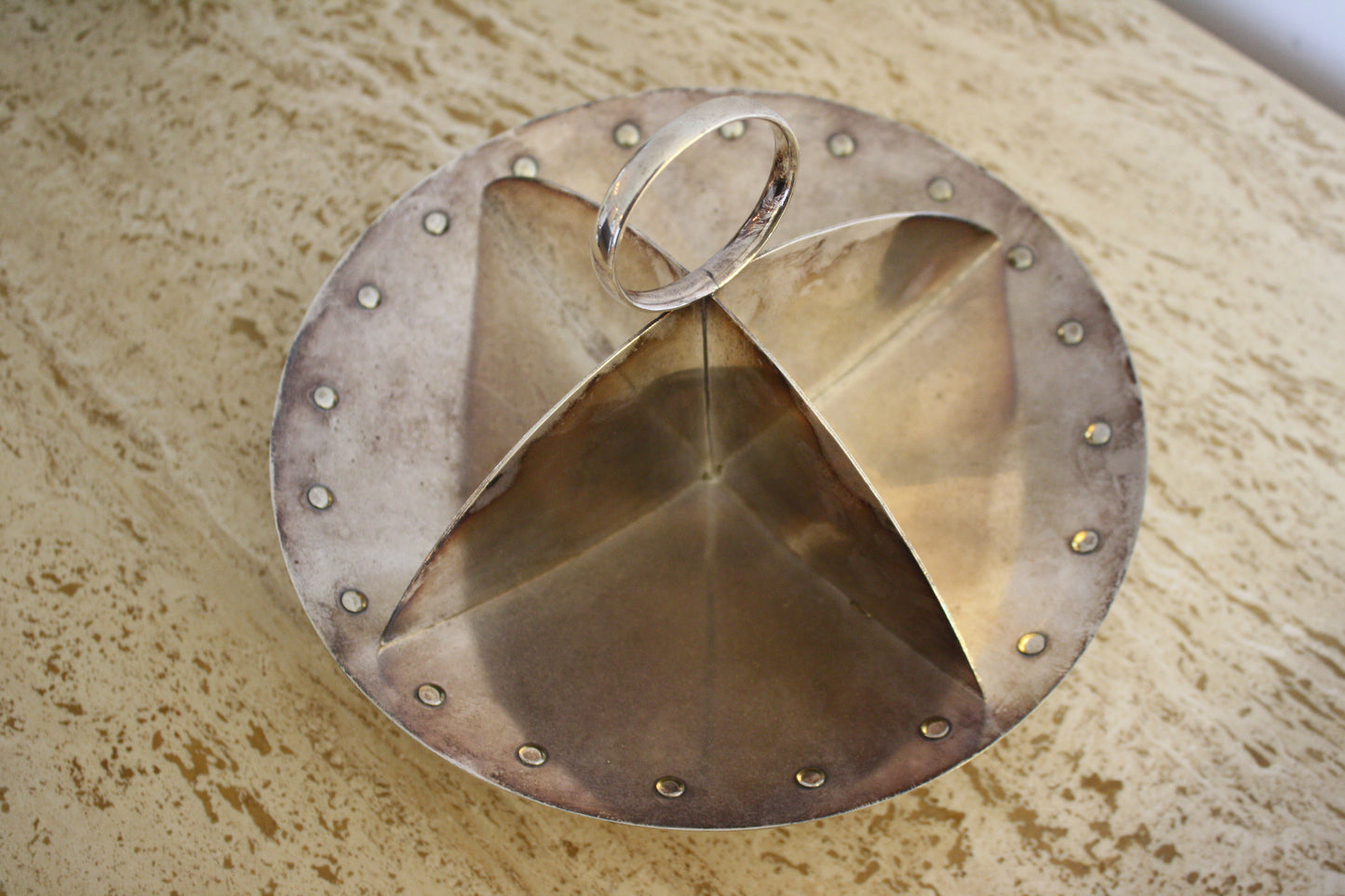 Vintage Art Deco silver plate server