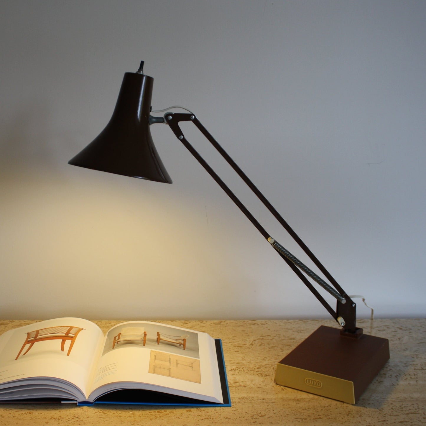 Vintage architect Luxo desk lamp, 1970s