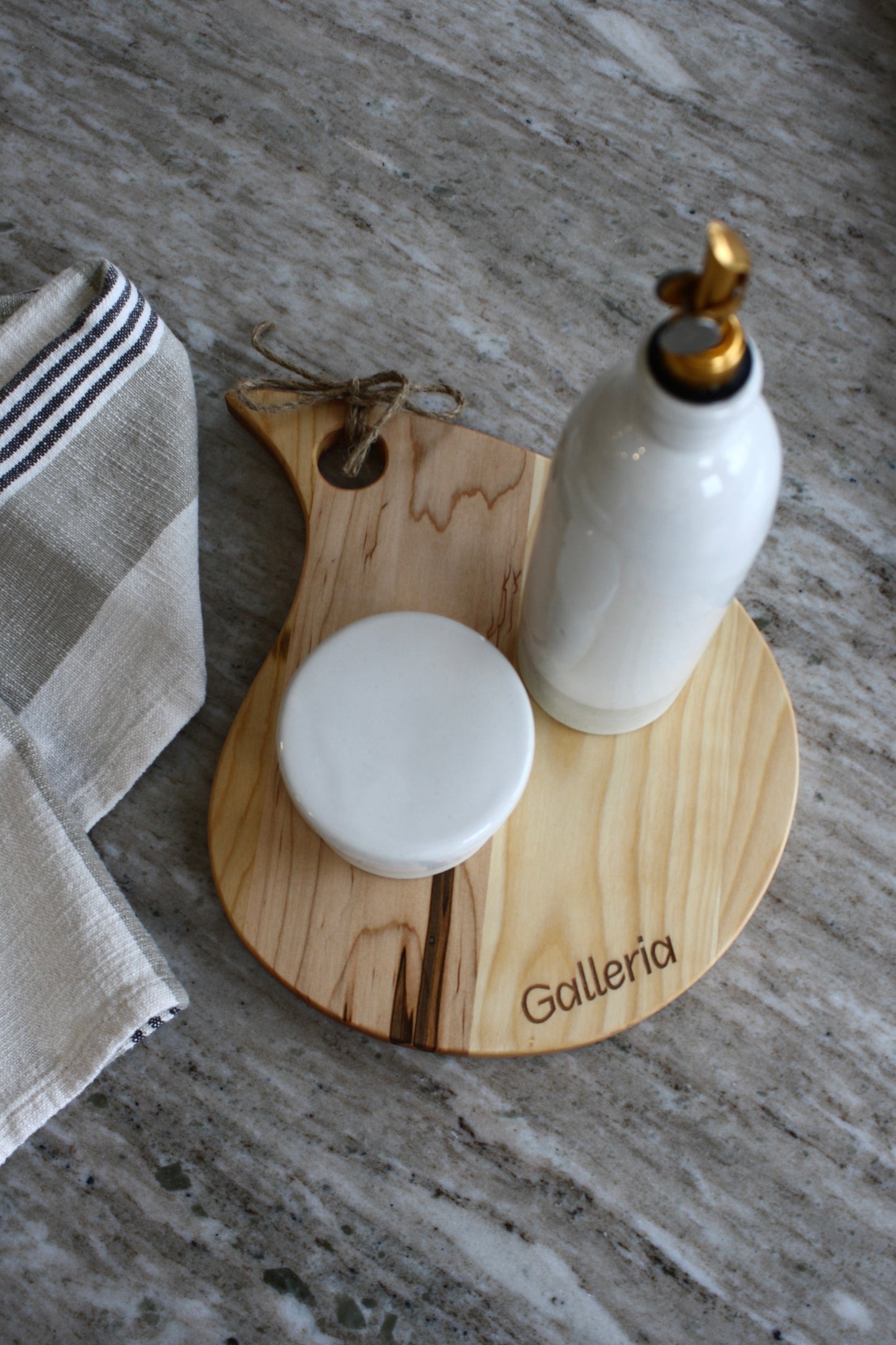 Handcrafted Tear drop cutting board