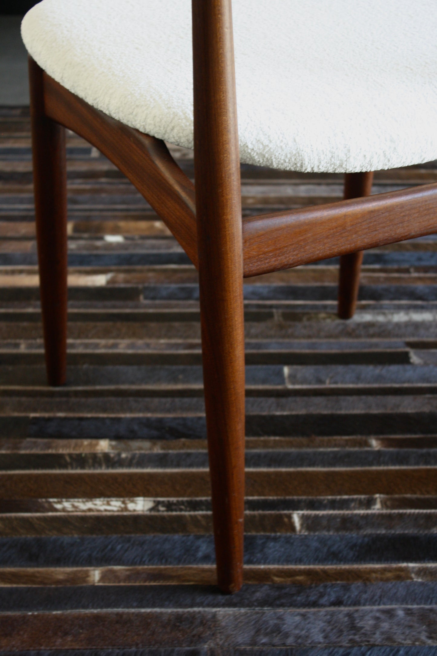 Danish teak chair by H.W. Klein for Bramin, 1960s