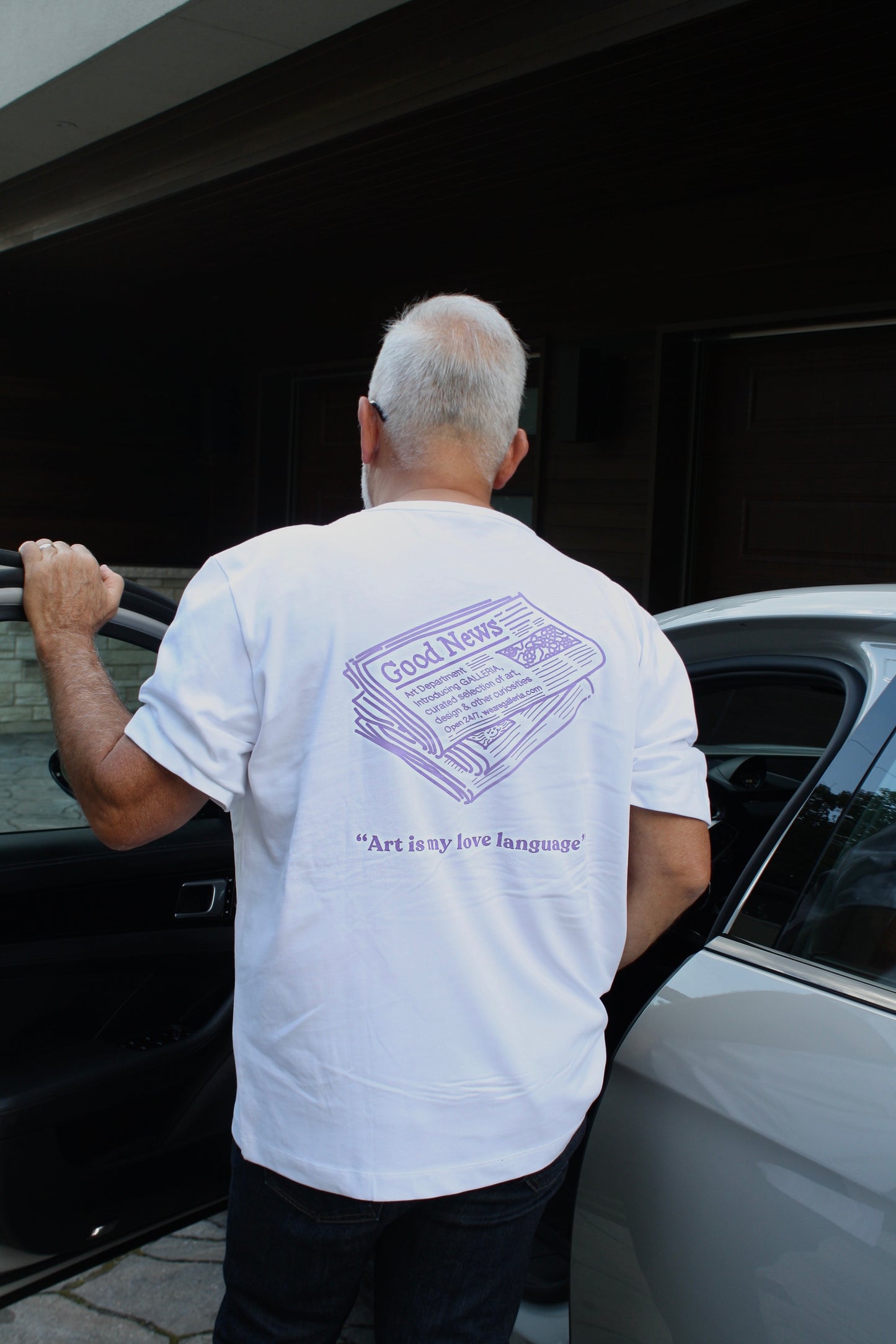 Galleria x KOTN lavender tee