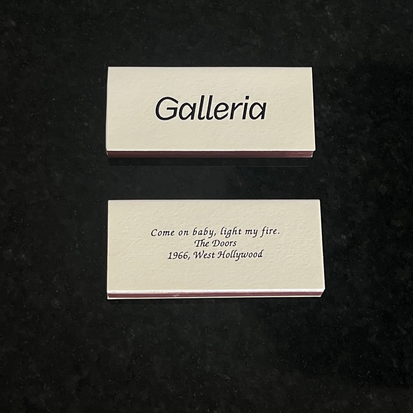 GALLERIA Cigar Matchbox