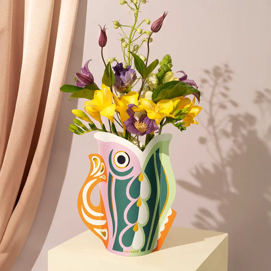 The mini fish paper Vase