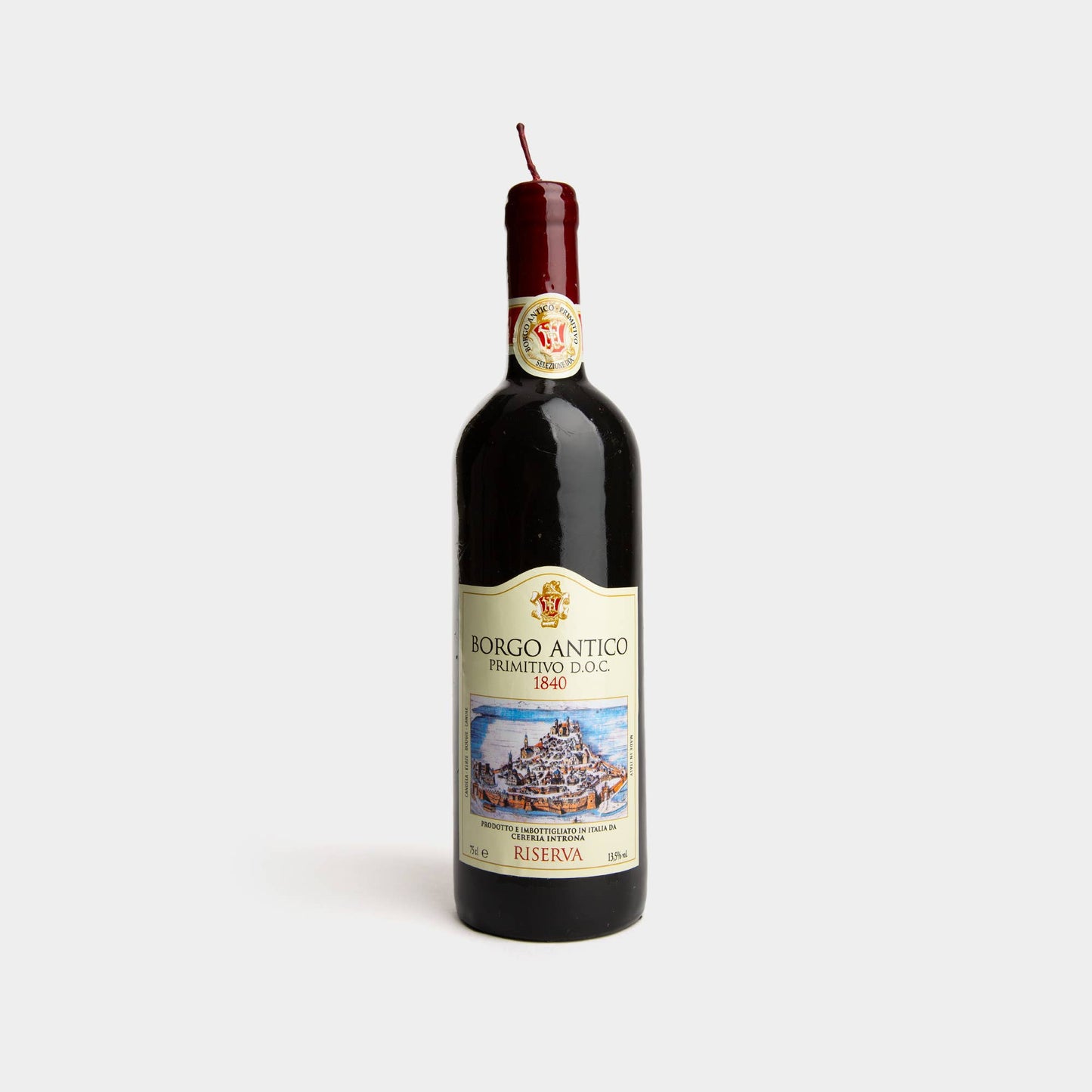 Buon Appetito Wine Bottle Candle ,made in Italy