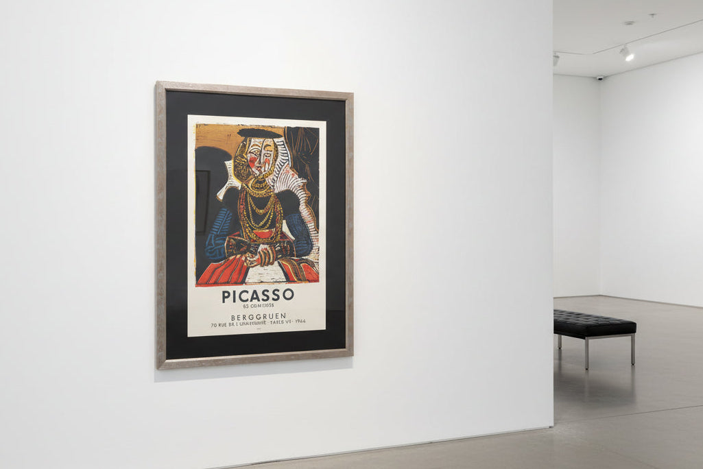Picasso Lithographed print from the Berggruen gallery, Paris, 1966