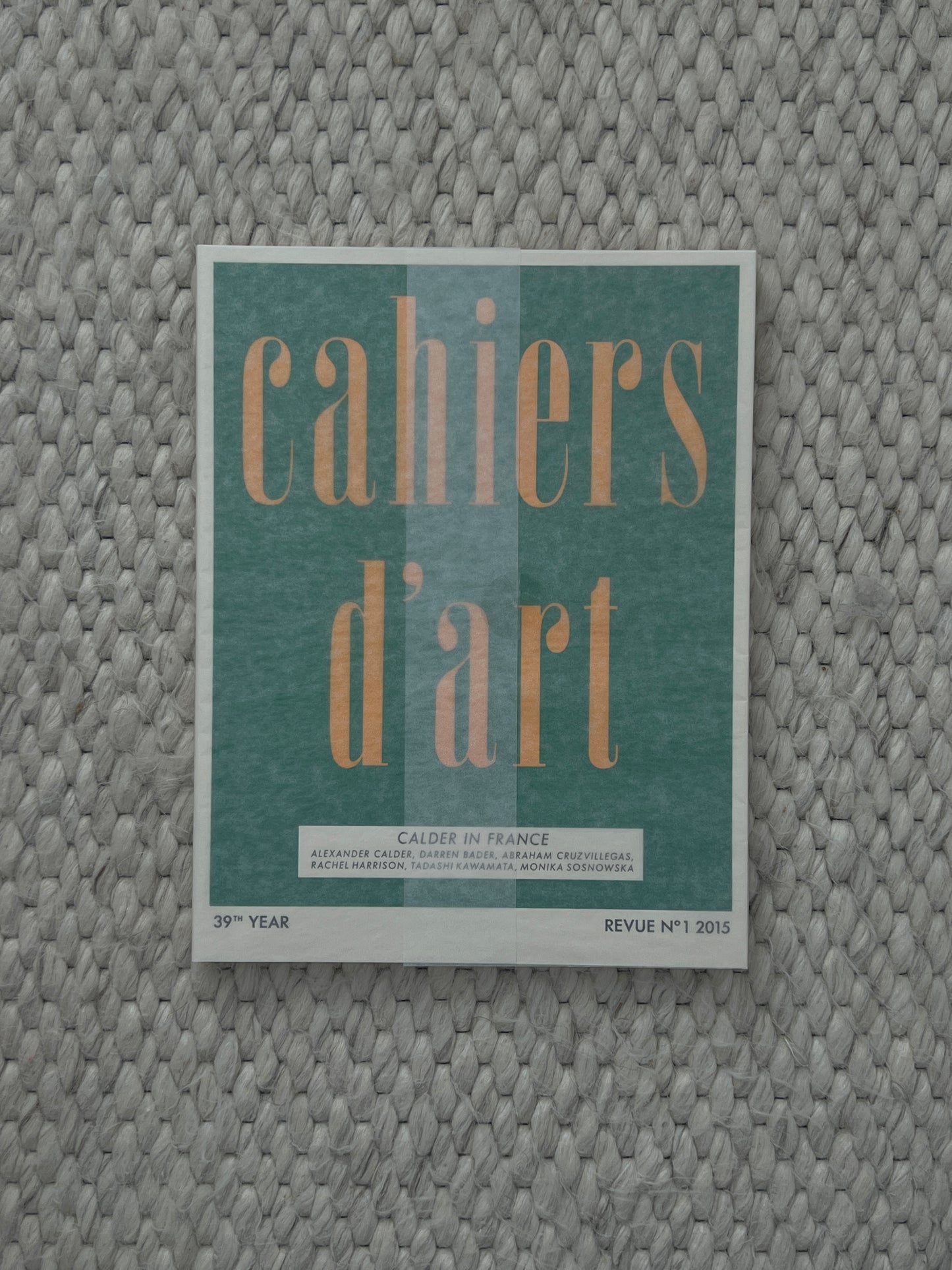 Cahiers d'Art: Calder in France