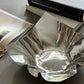 Post Modern Chrome Handkerchief Bowl