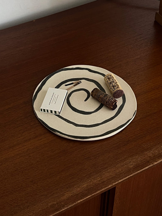 Swirl plate