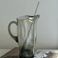 Vintage Hans Christian Wagner smoke glass martini pitcher