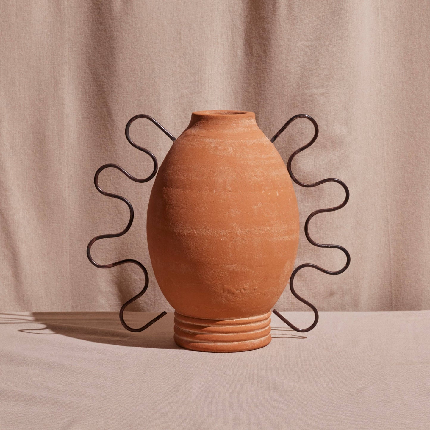 Aman Terracotta Vessel by Diego Olivero