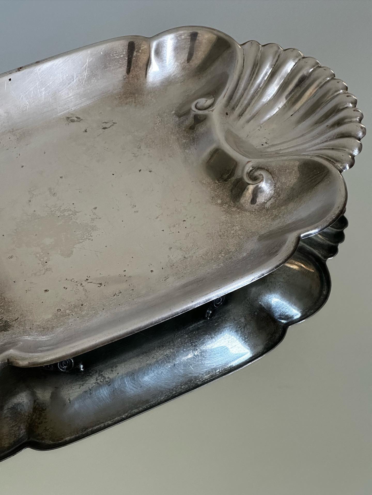 Vintage silver tray