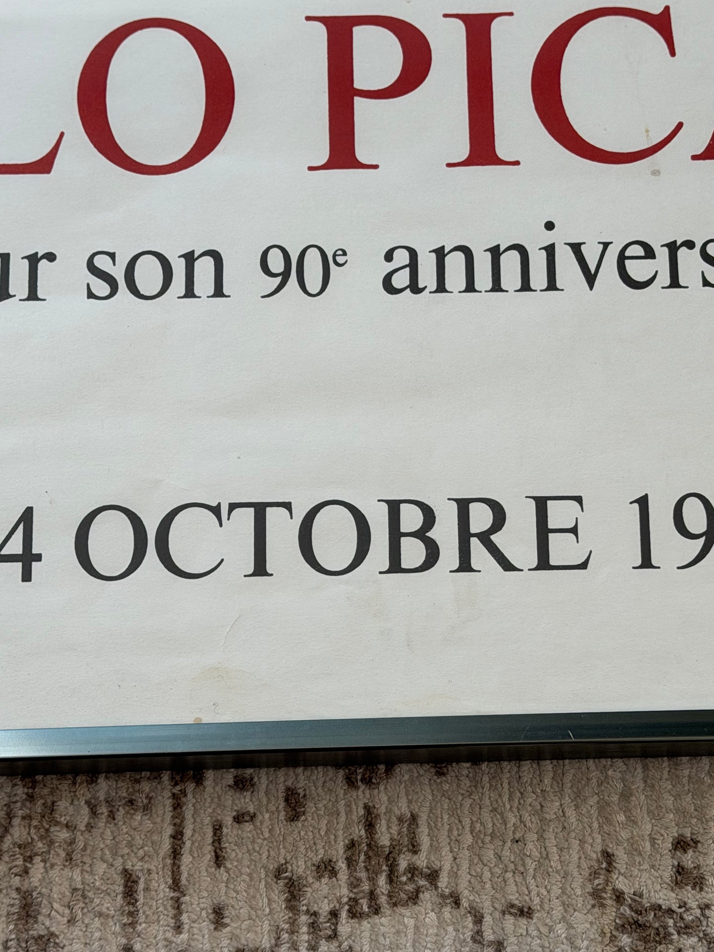 Hommage à Pablo Picasso pour son 90e anniversaire print, 1971