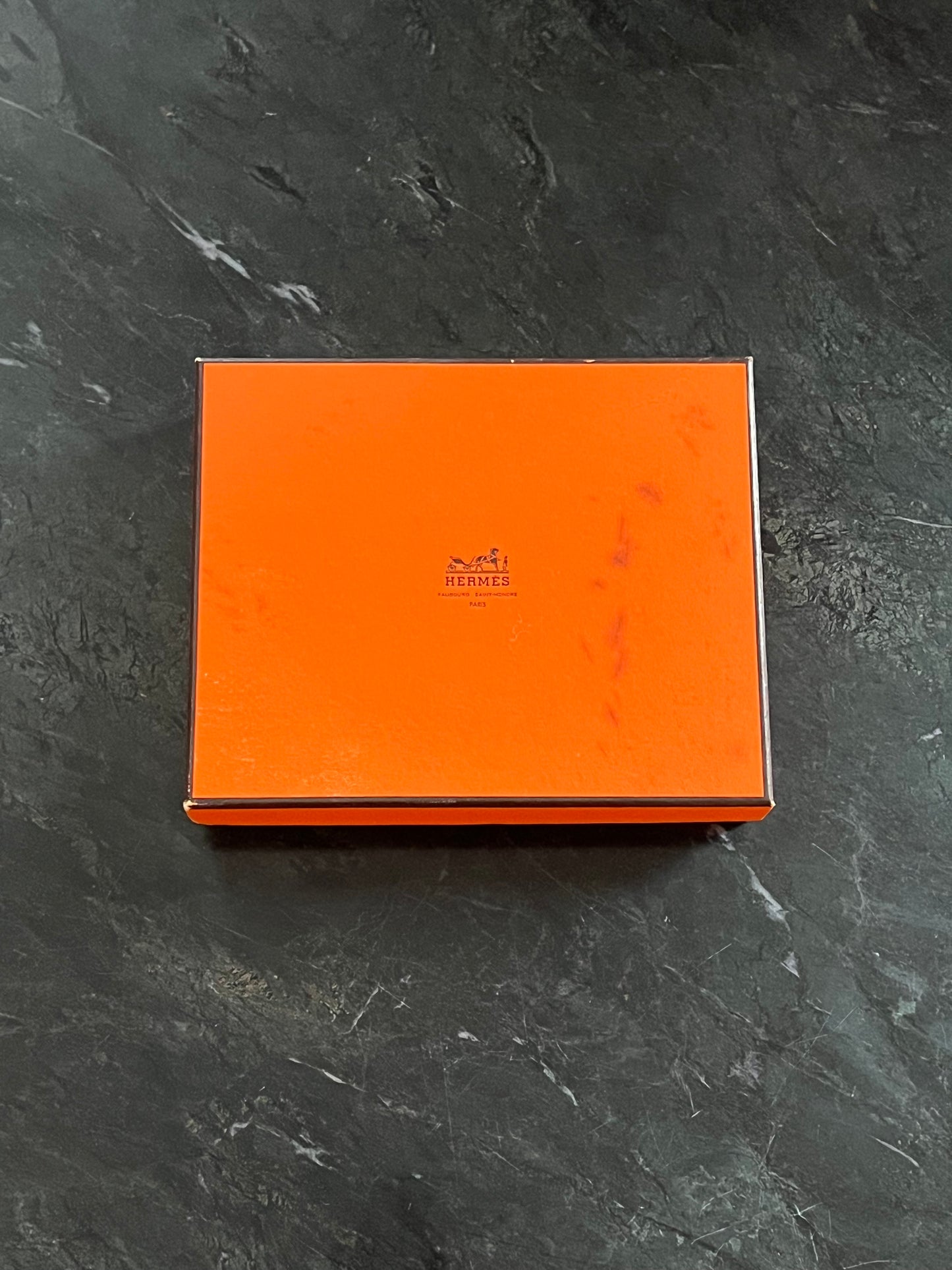 Hermès porcelain ashtray with fish motif, 1970s-1980s