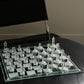 Glass chess set