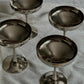 Silver Plated Champagne Coupe -  Made in Italy (set of 4)