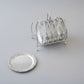 Queen Anne 6 Pce Silver Plated Coaster Set