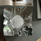 Post Modern Chrome Handkerchief Bowl