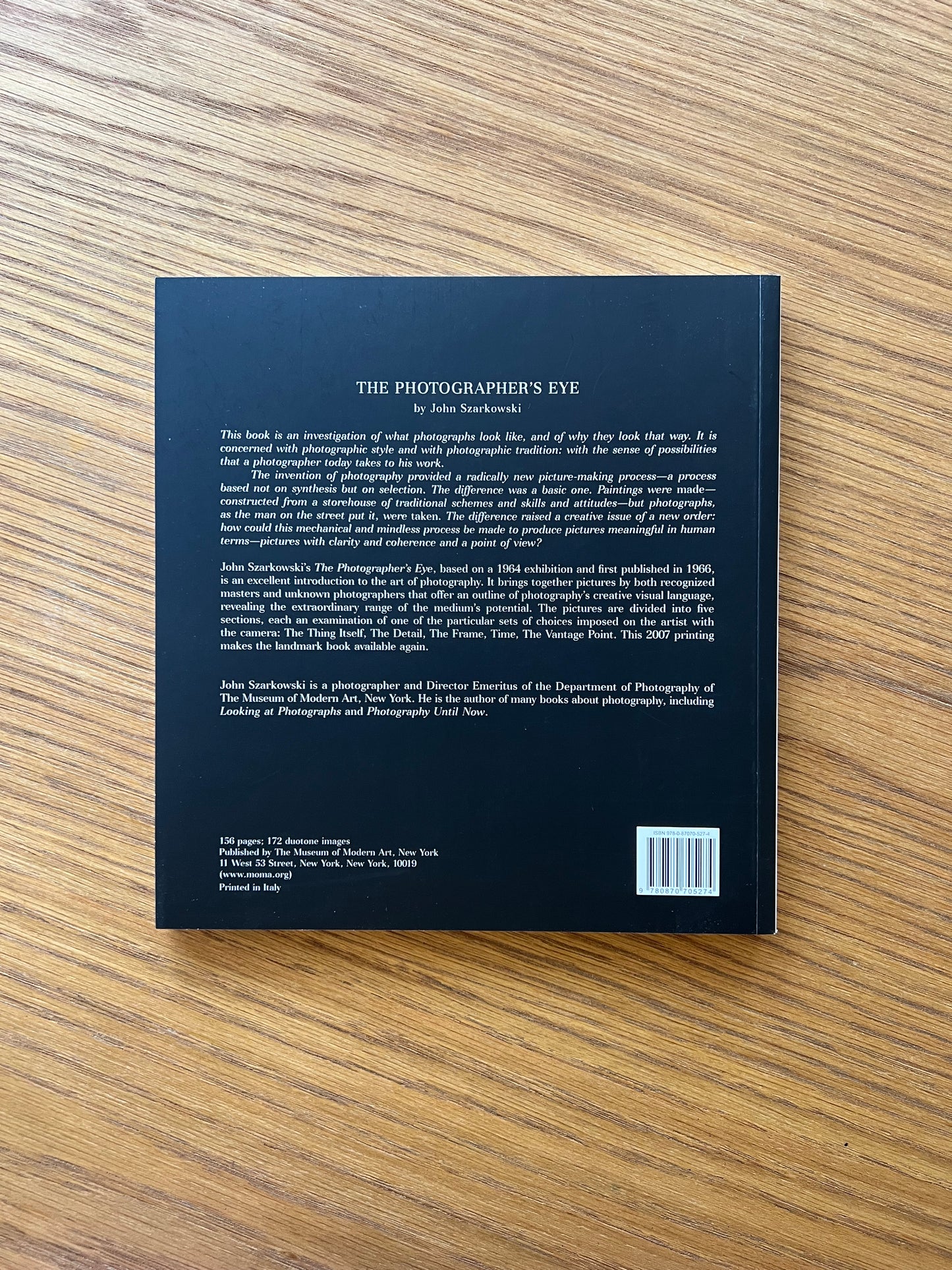 The Photographer's Eye