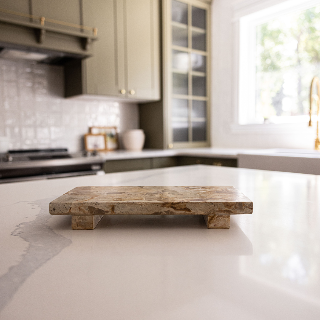 Chocolate Marble Trivet Riser