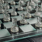 Glass chess set