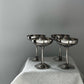 Silver Plated Champagne Coupe -  Made in Italy (set of 4)