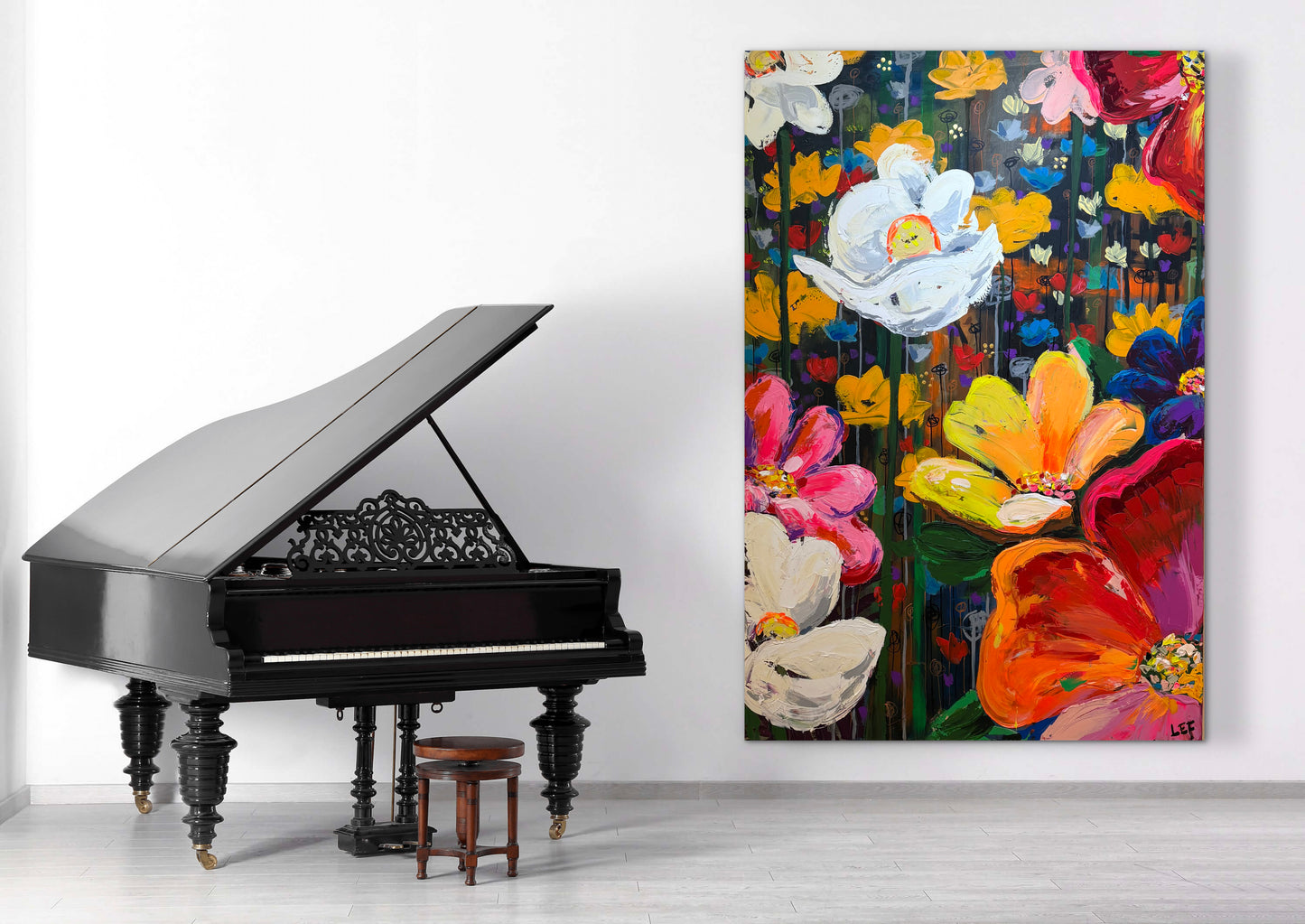 A garden that refuses silence