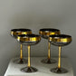 Vintage Inox Stainless Steel Champagne Coupe (set of 4)