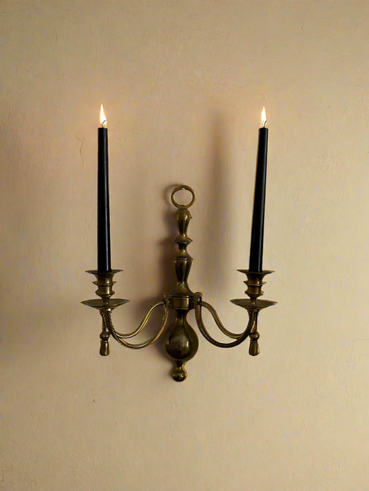 Solid brass tassels sconce