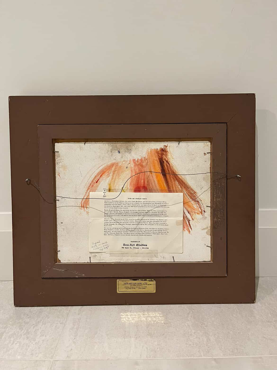 Still life by Hilda Van Stokkum Marlin, mid 20th century