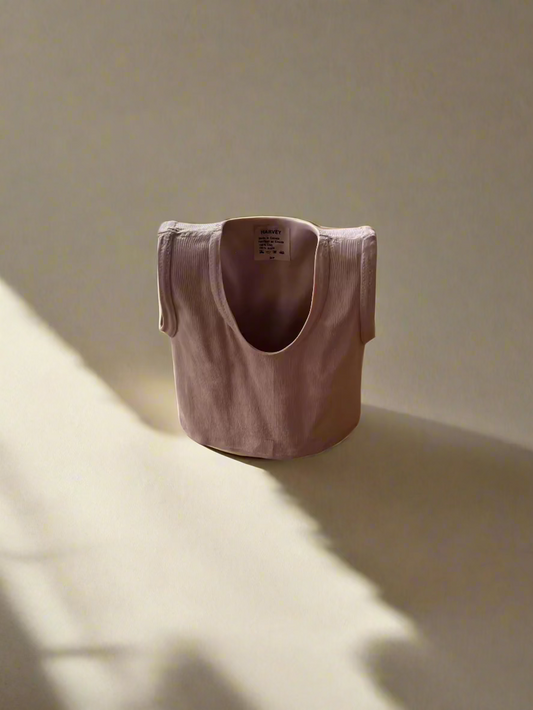 Micheal Harvey Tank Top Clay Vase, 1980s.